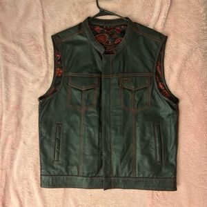 FMC limited leather vest